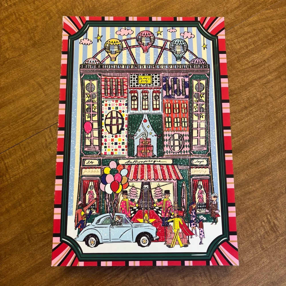 Anthropologie 24 Days of Beauty Advent Calendar 2024 EMPTY